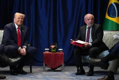 Lula e Trump se reuniram hoje.