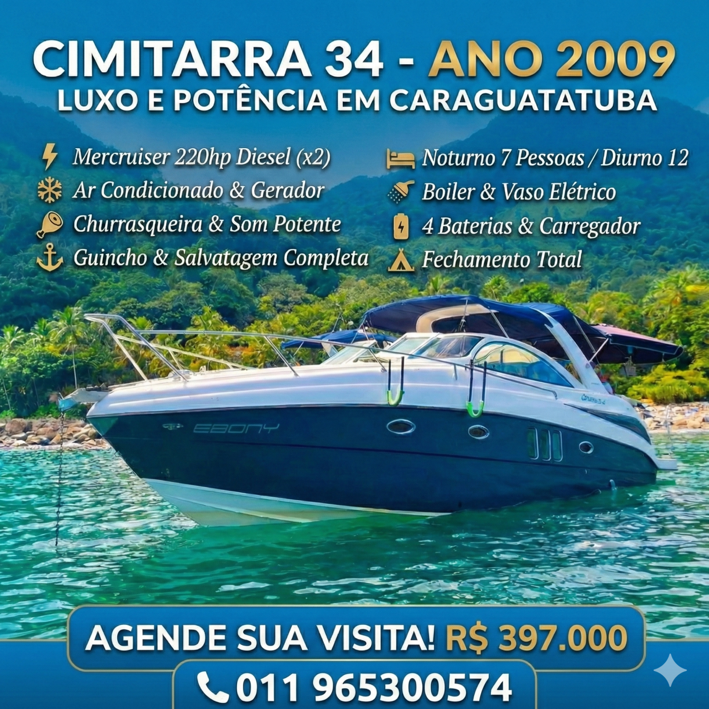 Cimitarra 34 Ano 2009