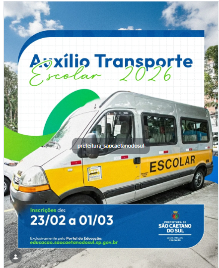 Auxílio Transporte Escolar 2026