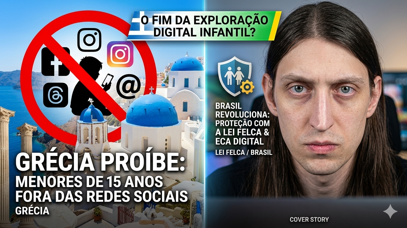 Grécia Proíbe Redes Sociais para Menores de 15 Anos: O Próximo Passo na Proteção Digital