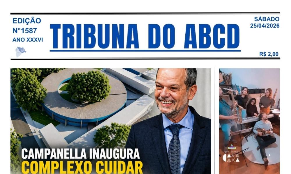 Saiu a Edição 1587 do Jornal Tribuna do ABCD