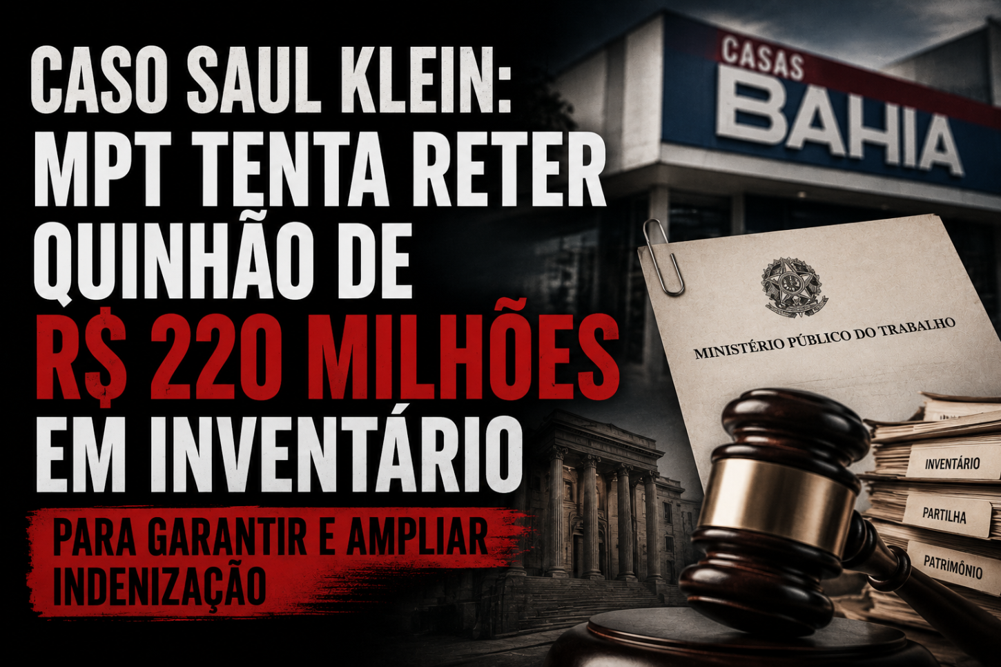 CASO SAUL KLEIN. PROCURADORIA QUER AUMENTAR A INDENIZAÇÃO