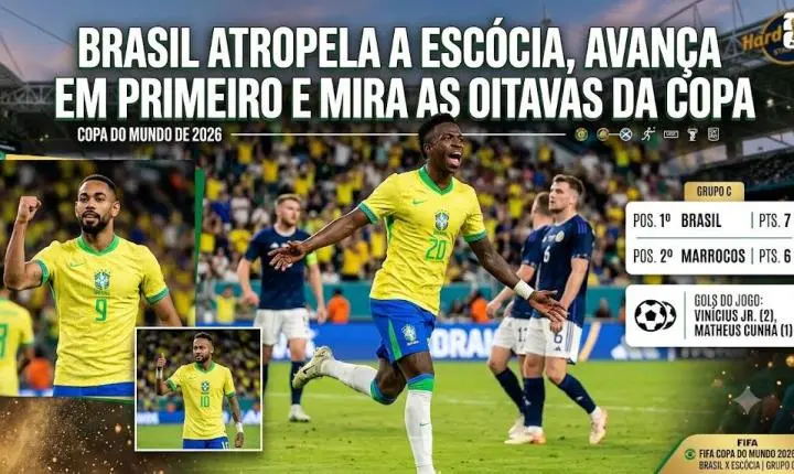 BRASIL AVANÇA EM PRIMEIRO E SONHA COM O HEXA!