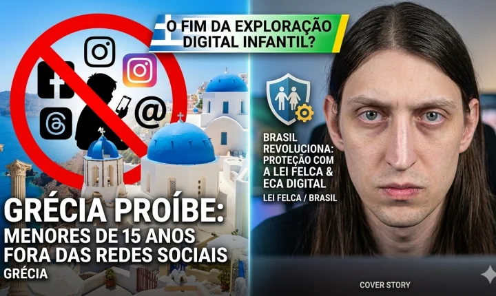 Grécia Proíbe Redes Sociais para Menores de 15 Anos: O Próximo Passo na Proteção Digital