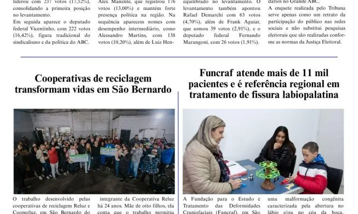 Já está no ar a Edição 1596 do Tribuna do ABCD!