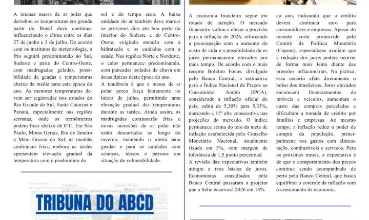 Já está no ar a Edição 1596 do Tribuna do ABCD!