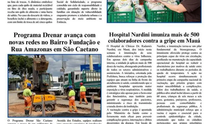 Saiu a Edição 1585 do Jornal Tribuna do ABCD