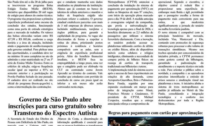 Saiu a Edição 1585 do Jornal Tribuna do ABCD