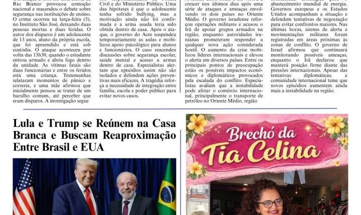 Saiu a Edição 1589 do Jornal Tribuna do ABCD