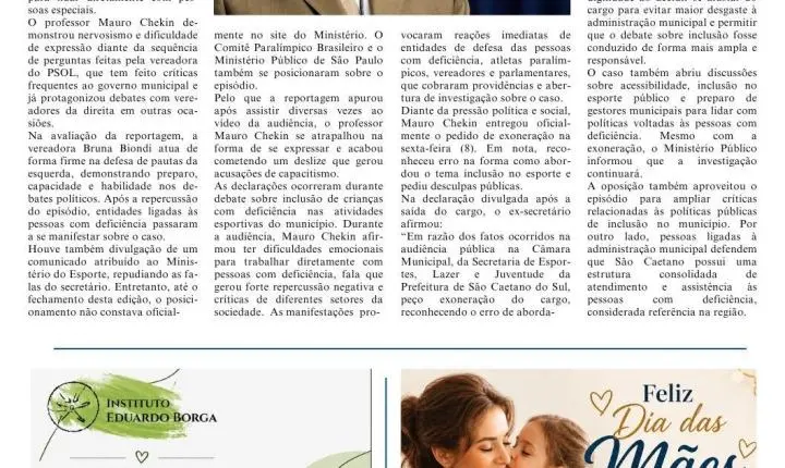 Saiu a Edição 1589 do Jornal Tribuna do ABCD