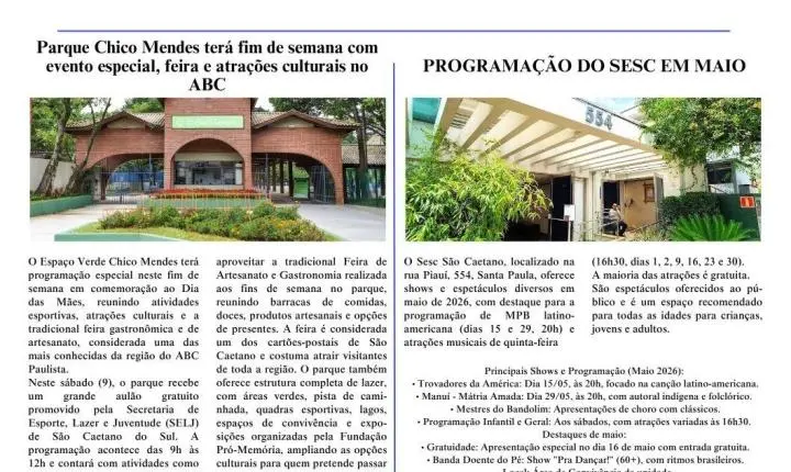 Saiu a Edição 1589 do Jornal Tribuna do ABCD