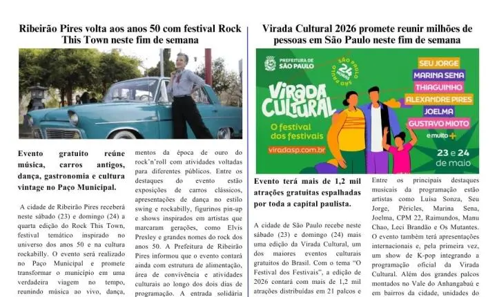 Saiu a Edição 1591 do Jornal Tribuna do ABCD