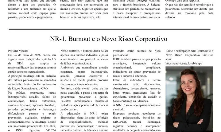 Saiu a Edição 1592 do Jornal Tribuna do ABCD