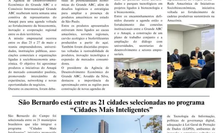 Saiu a Edição 1592 do Jornal Tribuna do ABCD