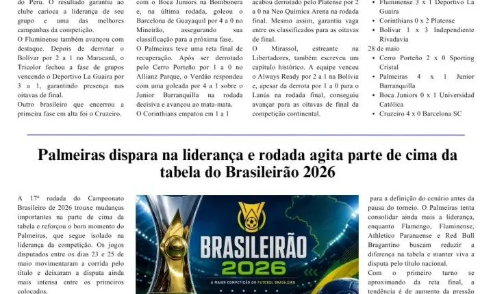 Saiu a Edição 1592 do Jornal Tribuna do ABCD